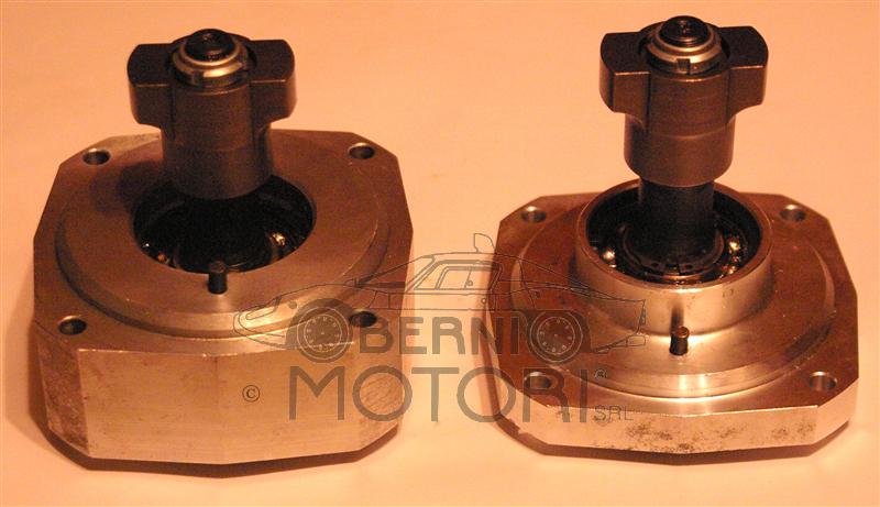 Coppia flange, mozzetti e cuscinetti